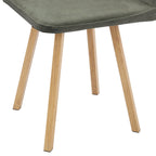 Ensemble table et chaises Ava Space Saver 4 places - Bois clair/Vert