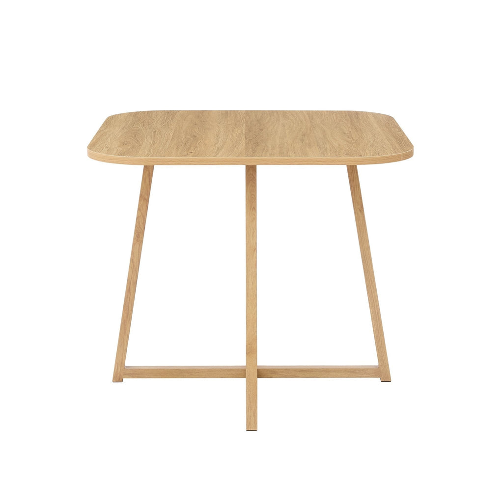 Ensemble table et chaises Ava Space Saver 4 places - Bois clair/Vert