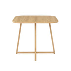 Ensemble table et chaises Ava Space Saver 4 places - Bois clair/Vert
