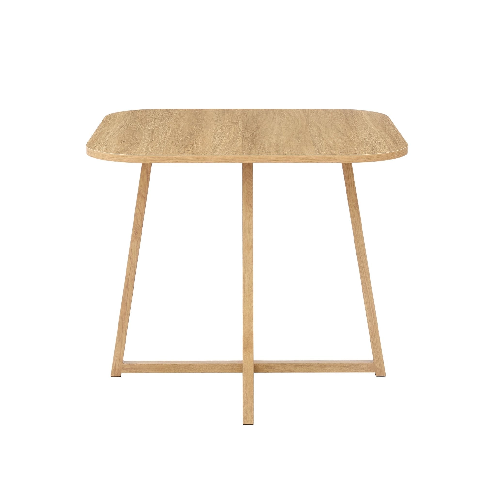 Ensemble table et chaises Ava Space Saver 4 places - Bois clair/Vert
