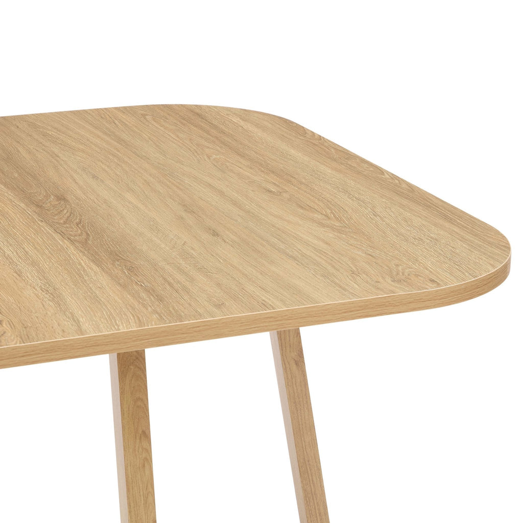 Ensemble table et chaises Ava Space Saver 4 places - Bois clair/Vert
