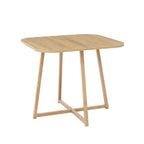 Ensemble table et chaises Ava Space Saver 4 places - Bois clair/Vert