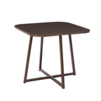 Ensemble table et chaises de salle à manger Ava Space Saver 4 places - Noyer/Pierre