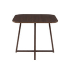 Ensemble table et chaises de salle à manger Ava Space Saver 4 places - Noyer/Pierre