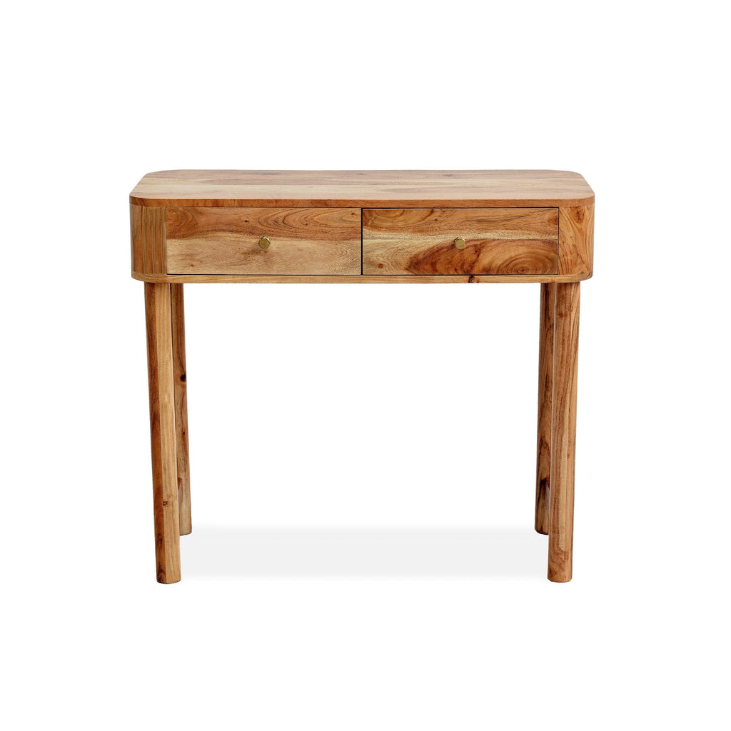 Console coiffeuse Avery en bois d'acacia - Naturel