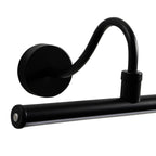 Barre d'appliques murales LED rechargeables - Noire