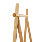 Portant à vêtements Becky en bambou - Bois clair