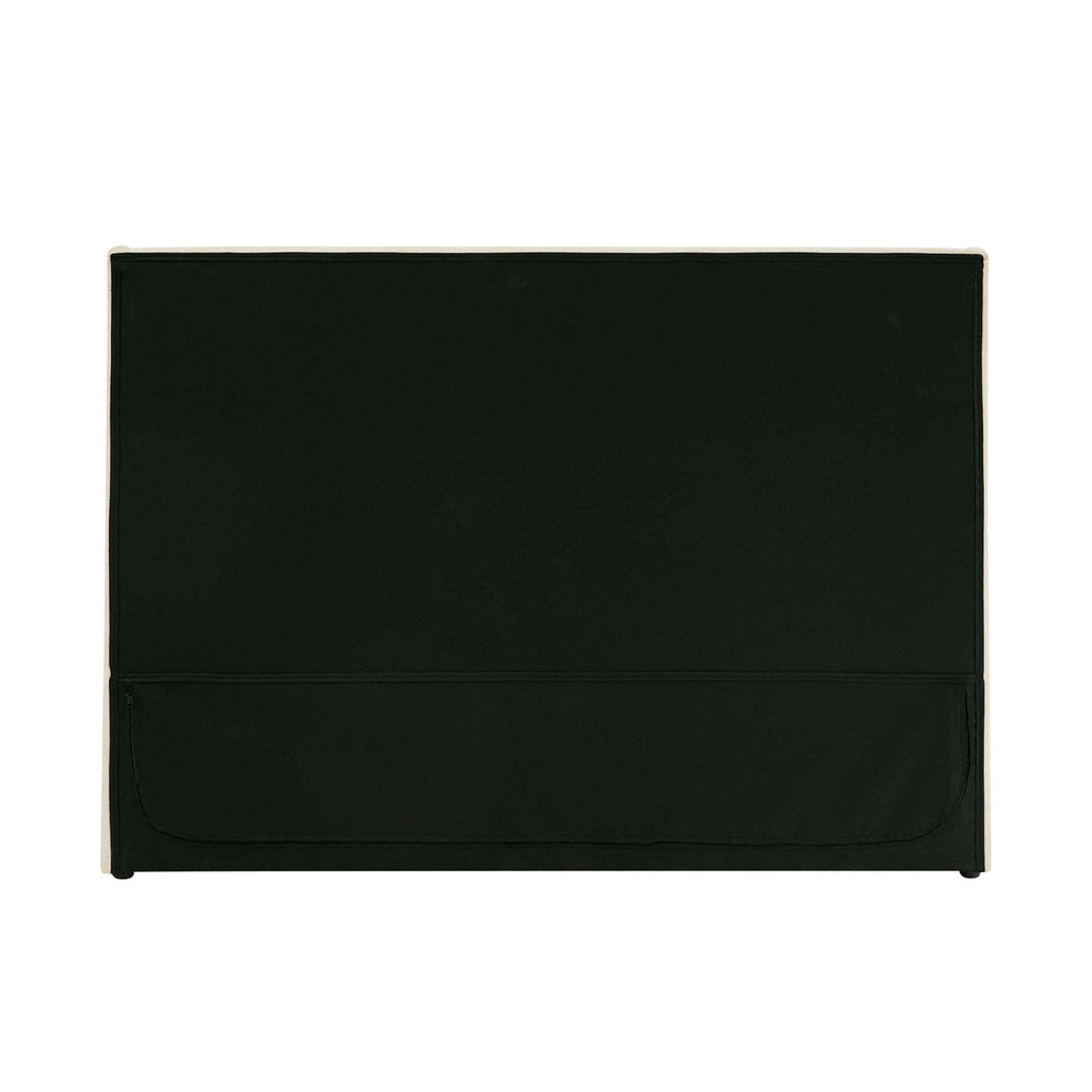 Lit coffre Berkeley - Chenille écru