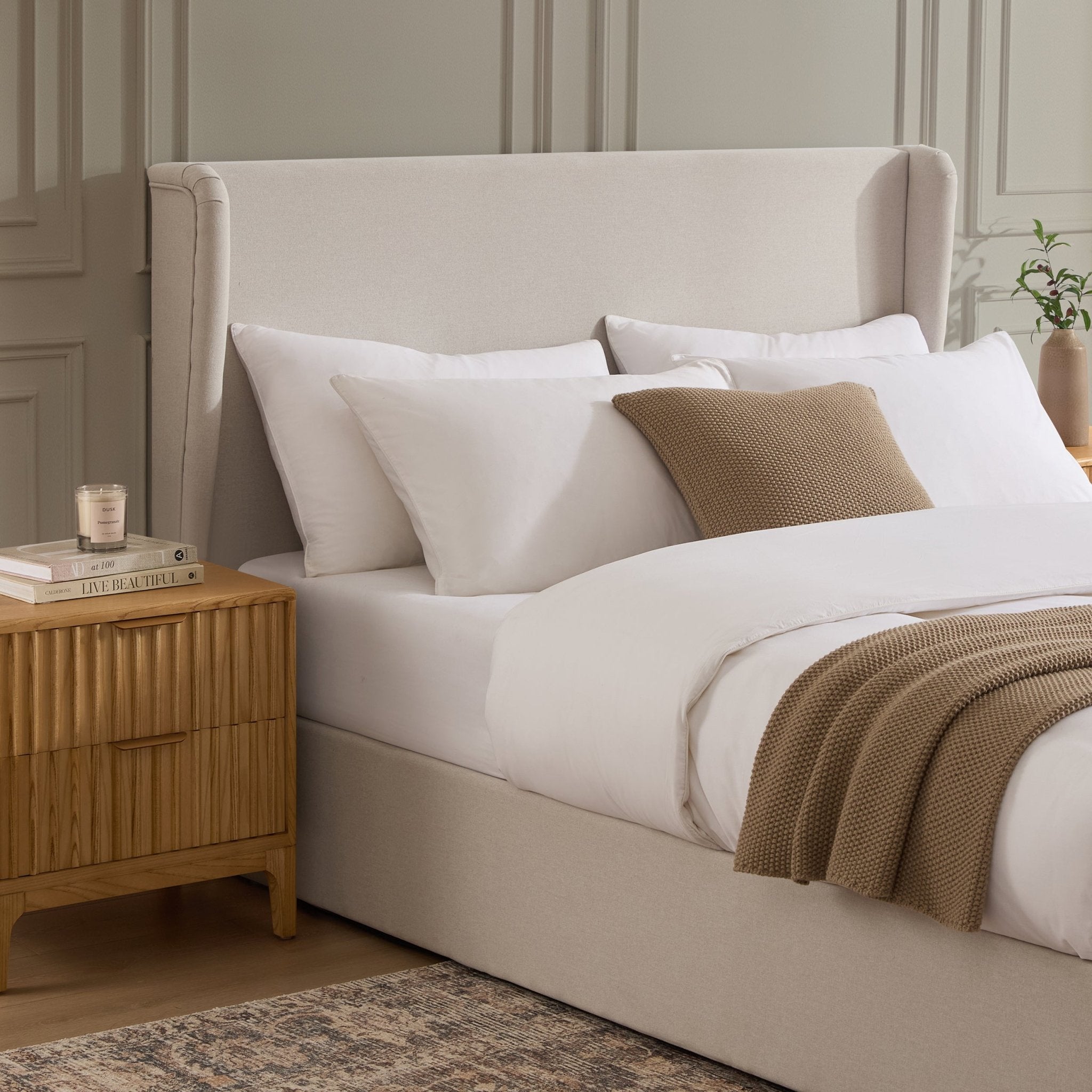 Lit coffre Berkeley - Naturel