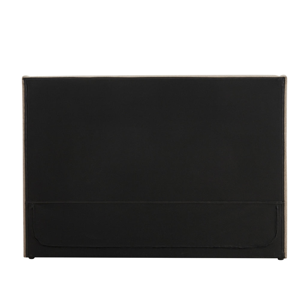 Lit coffre Berkeley - Texture avoine