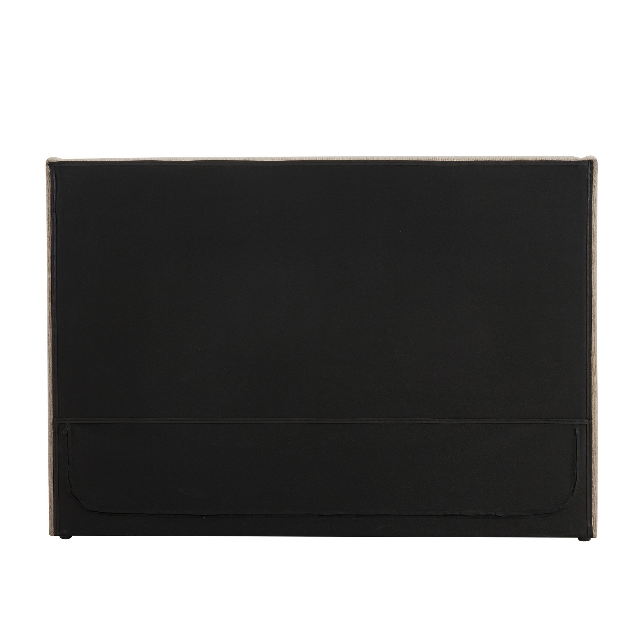 Lit coffre Berkeley - Texture avoine