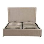 Lit coffre Berkeley - Texture avoine