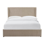 Lit coffre Berkeley - Texture avoine