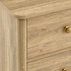 Table de chevet Betty à 2 tiroirs - Bois clair