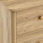 Table de chevet Betty à 2 tiroirs - Bois clair