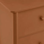 Table de chevet Betty à 2 tiroirs - Orange