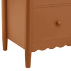 Table de chevet Betty à 2 tiroirs - Orange