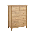 Commode Betty à 5 tiroirs - Bois clair