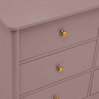 Commode Betty à 6 tiroirs - Mauve poussiéreux