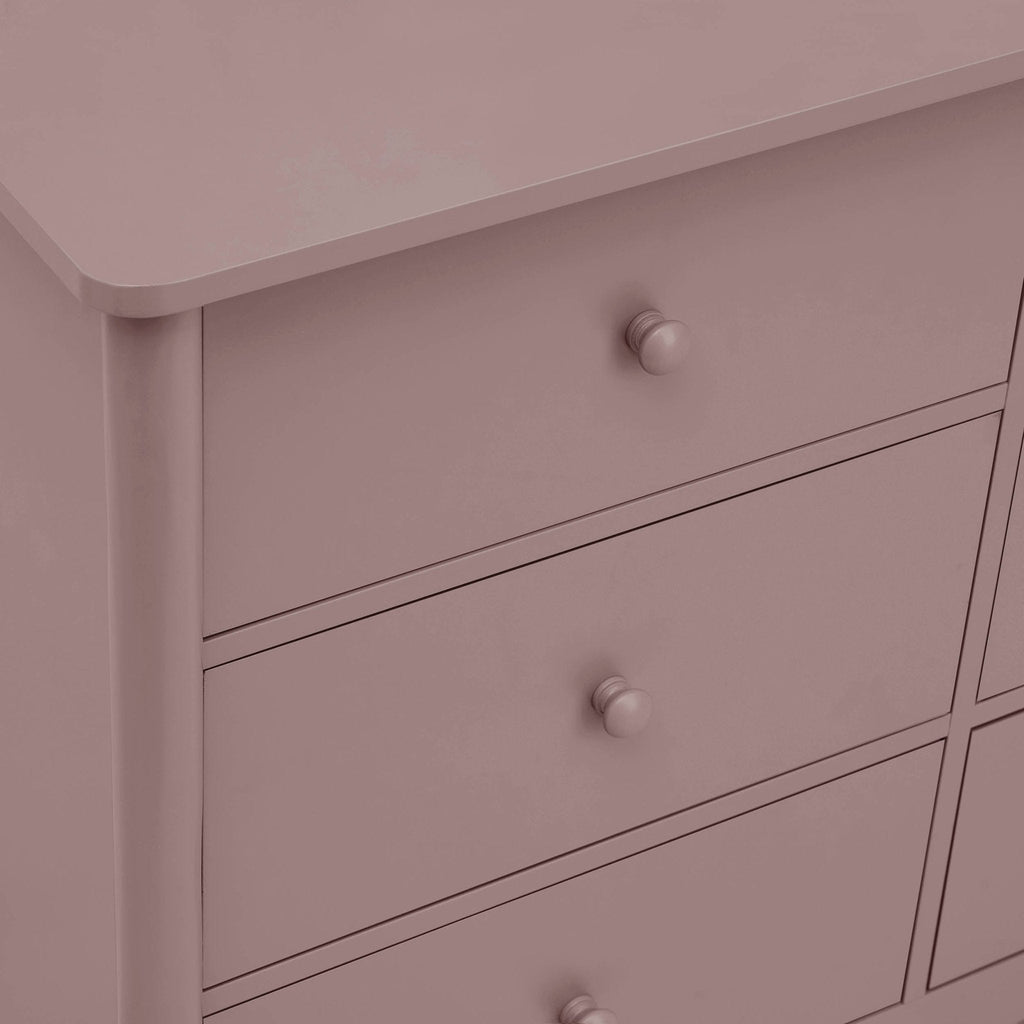 Commode Betty à 6 tiroirs - Mauve poussiéreux