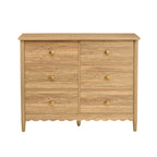 Commode Betty à 6 tiroirs - Bois clair