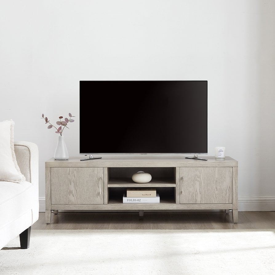 Meuble TV Blair 140 cm - Gris cendré