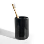 Ensemble d'accessoires Blake Ribbed Glaze - Lot de 2 - Noir