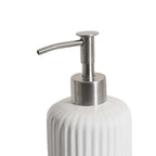 Distributeur de savon Blake Ribbed Glaze - Blanc
