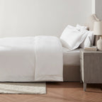 Housse de couette Bloomsbury 1000 fils - Blanche