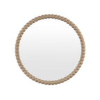 Miroir mural rond Bobbin - Taupe