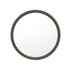 Miroir mural rond Bobbin - Vétiver