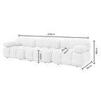 Canapé 3 places Bondi - Cappuccino