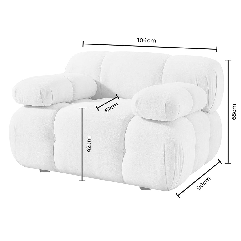 Fauteuil Bondi - Vert foncé