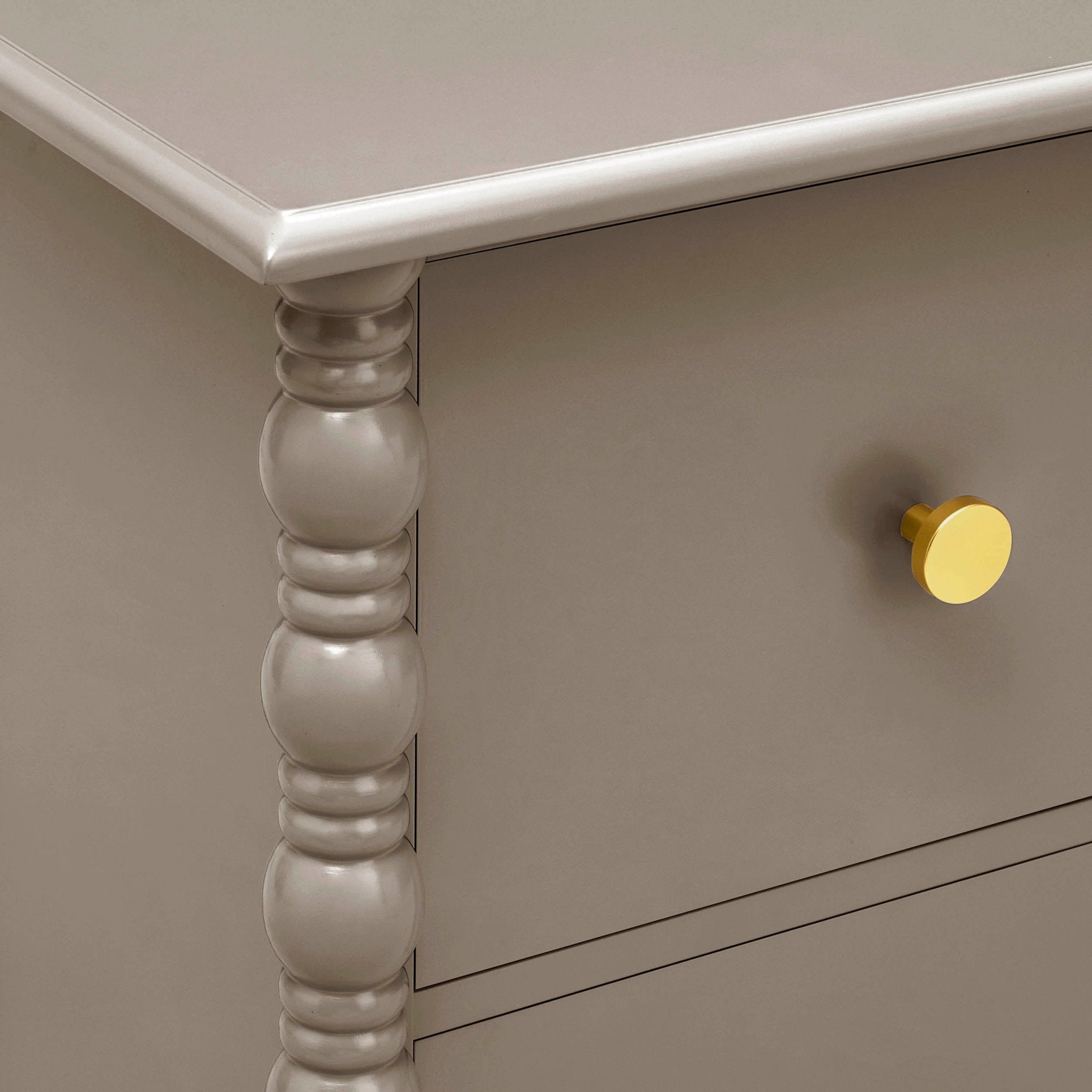 Table de chevet Bonnie Bobbin à 2 tiroirs - Taupe