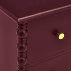 Table de chevet Bonnie Bobbin à 2 tiroirs - Tawny Port