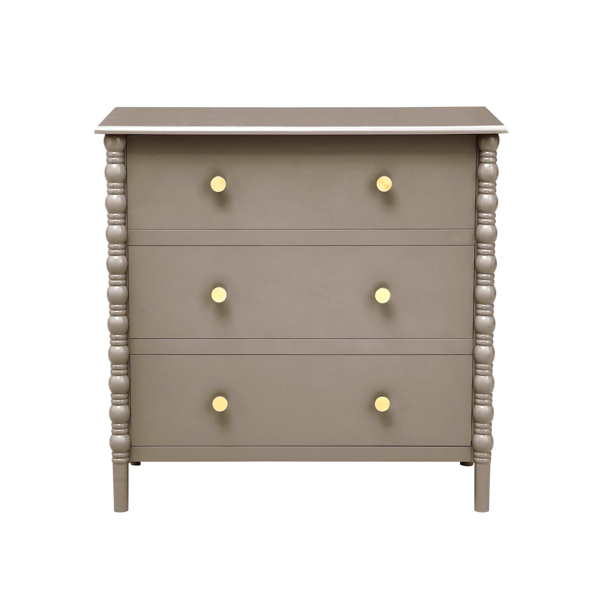 Commode 3 tiroirs Bonnie Bobbin - Taupe