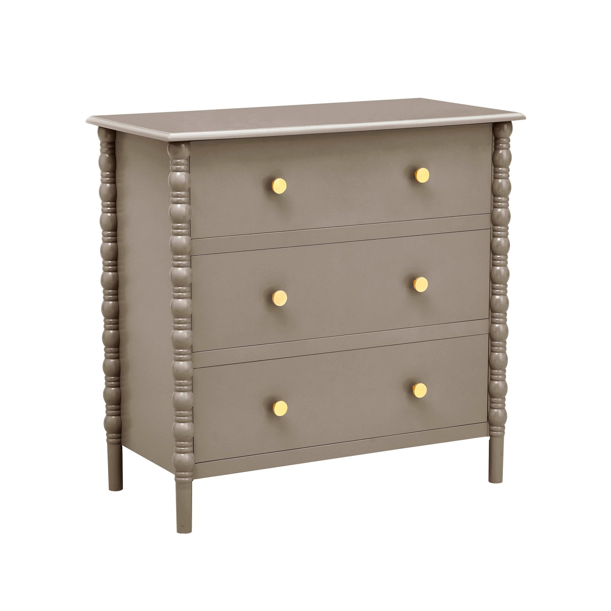 Commode 3 tiroirs Bonnie Bobbin - Taupe