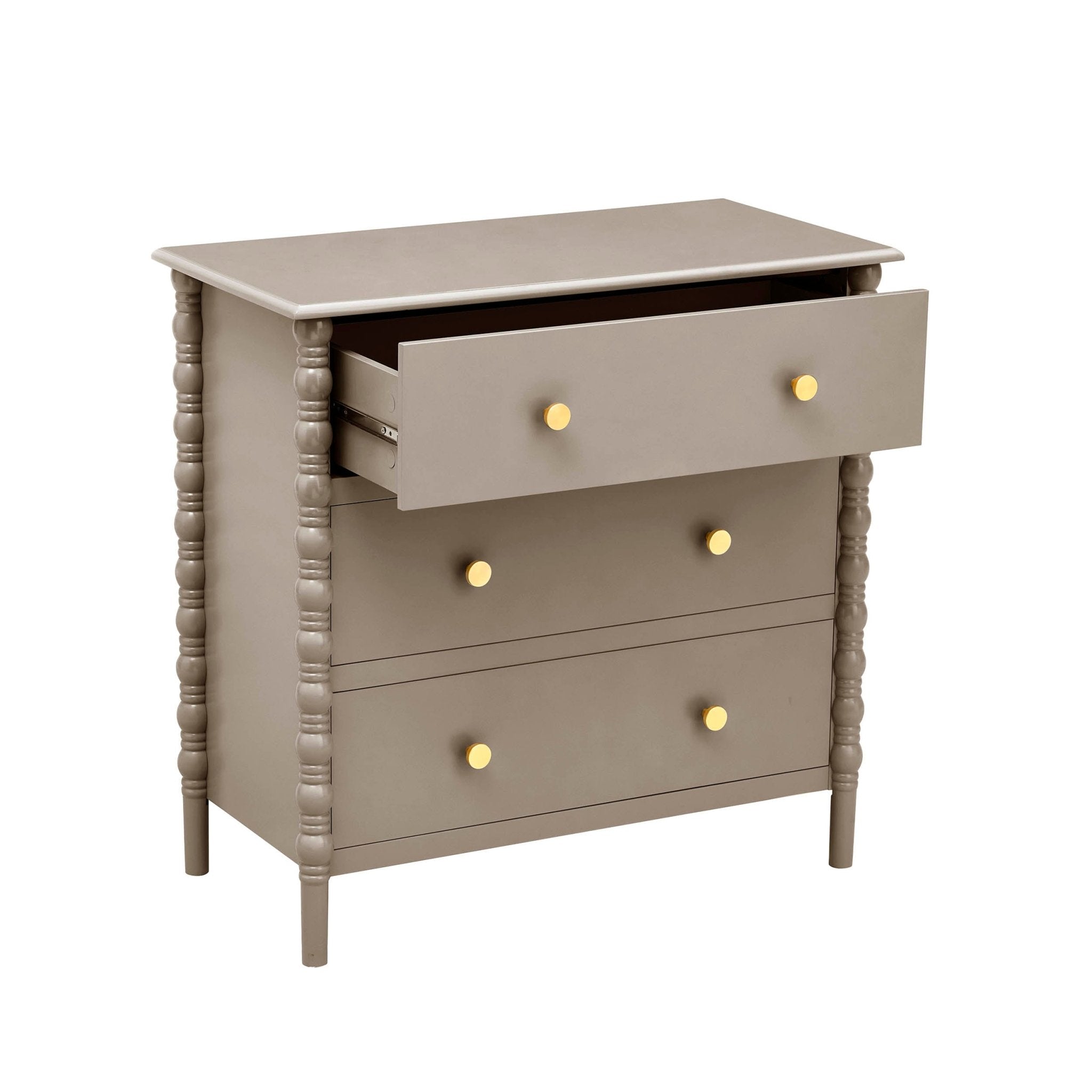 Commode 3 tiroirs Bonnie Bobbin - Taupe