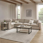 Canapé d'angle gauche Boston Large - Pierre