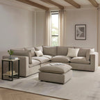 Canapé d'angle gauche Boston - Pierre