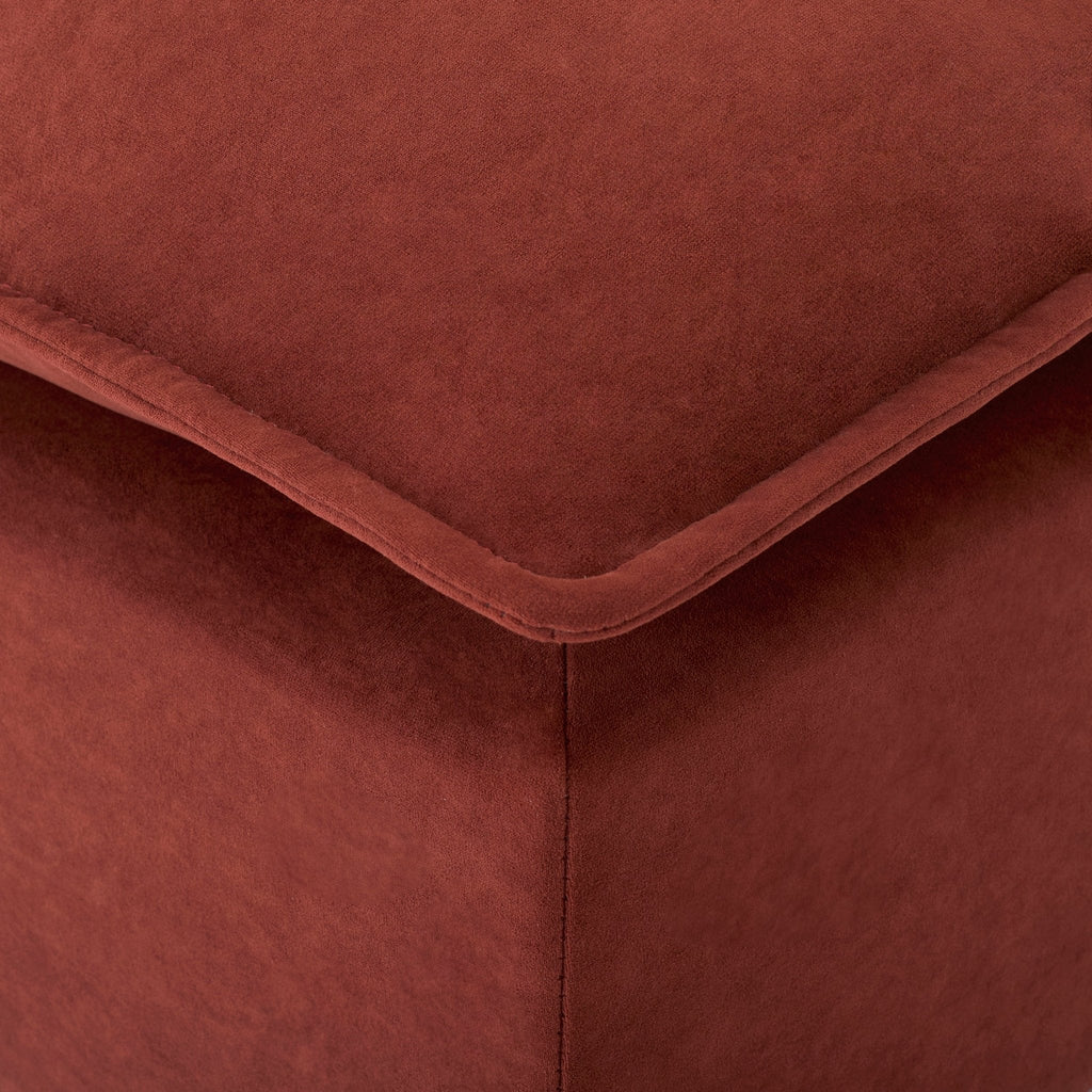 Pouf Boston - Rouille