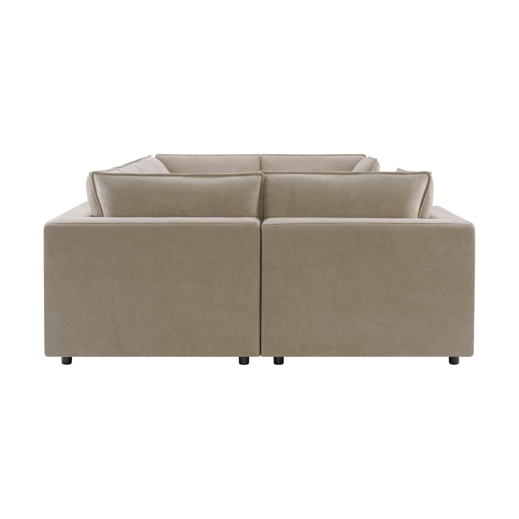 Canapé d'angle Boston en forme de U - Pierre