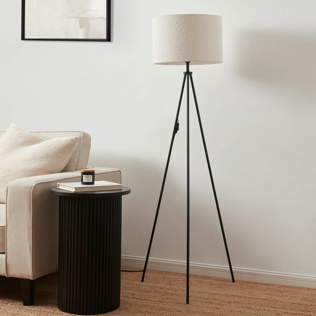 Lampadaire Boucle - Écru