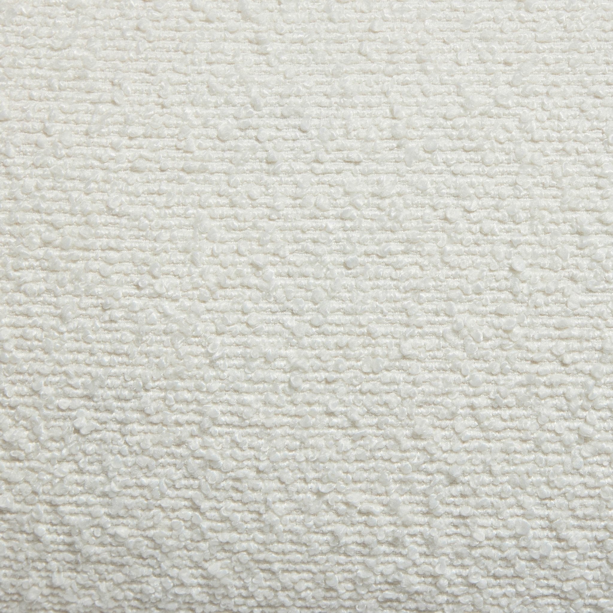 Housse de coussin bouclée pour canapé - Blanche