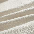 Plaid bouclé 1,5 x 2 m - Blanc cassé