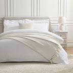 Plaid bouclé 1,5 x 2 m - Blanc cassé