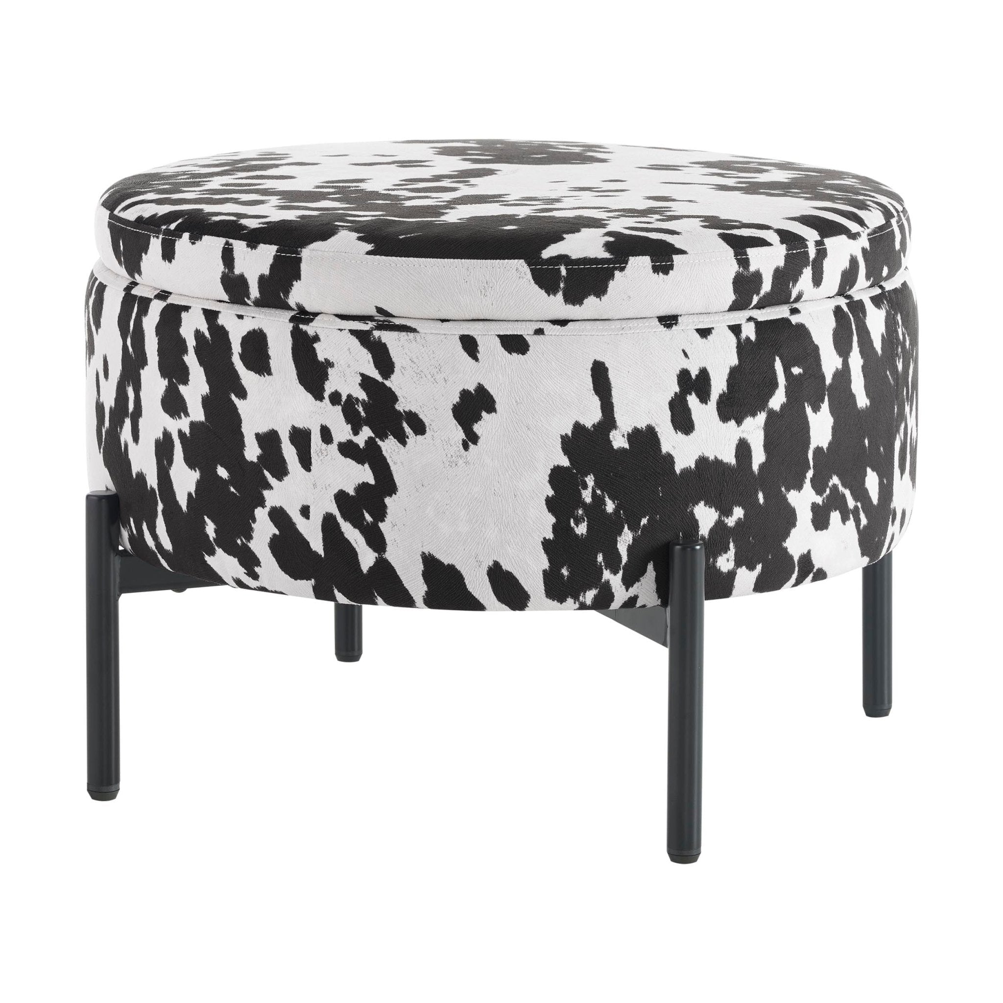 Pouf Bristol - Motif vache