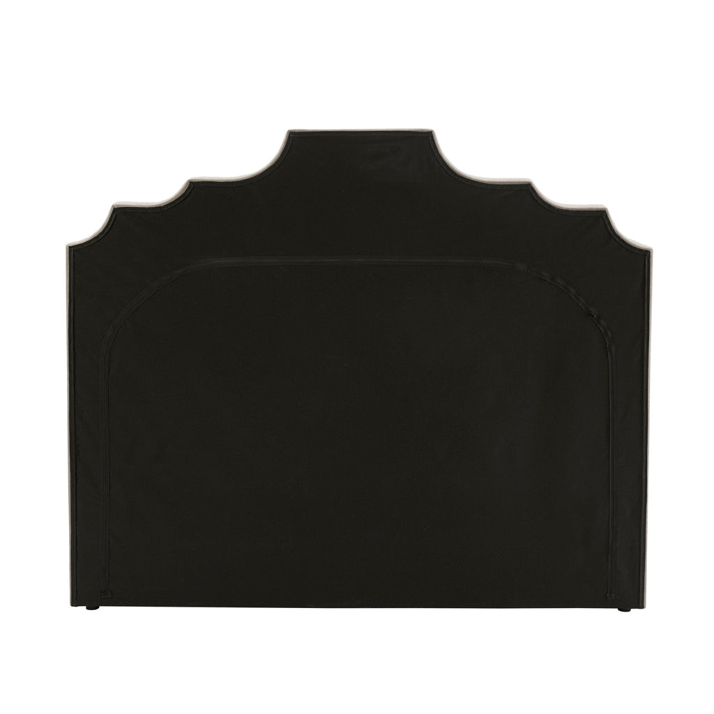 Lit coffre Bronte - Chenille gris clair