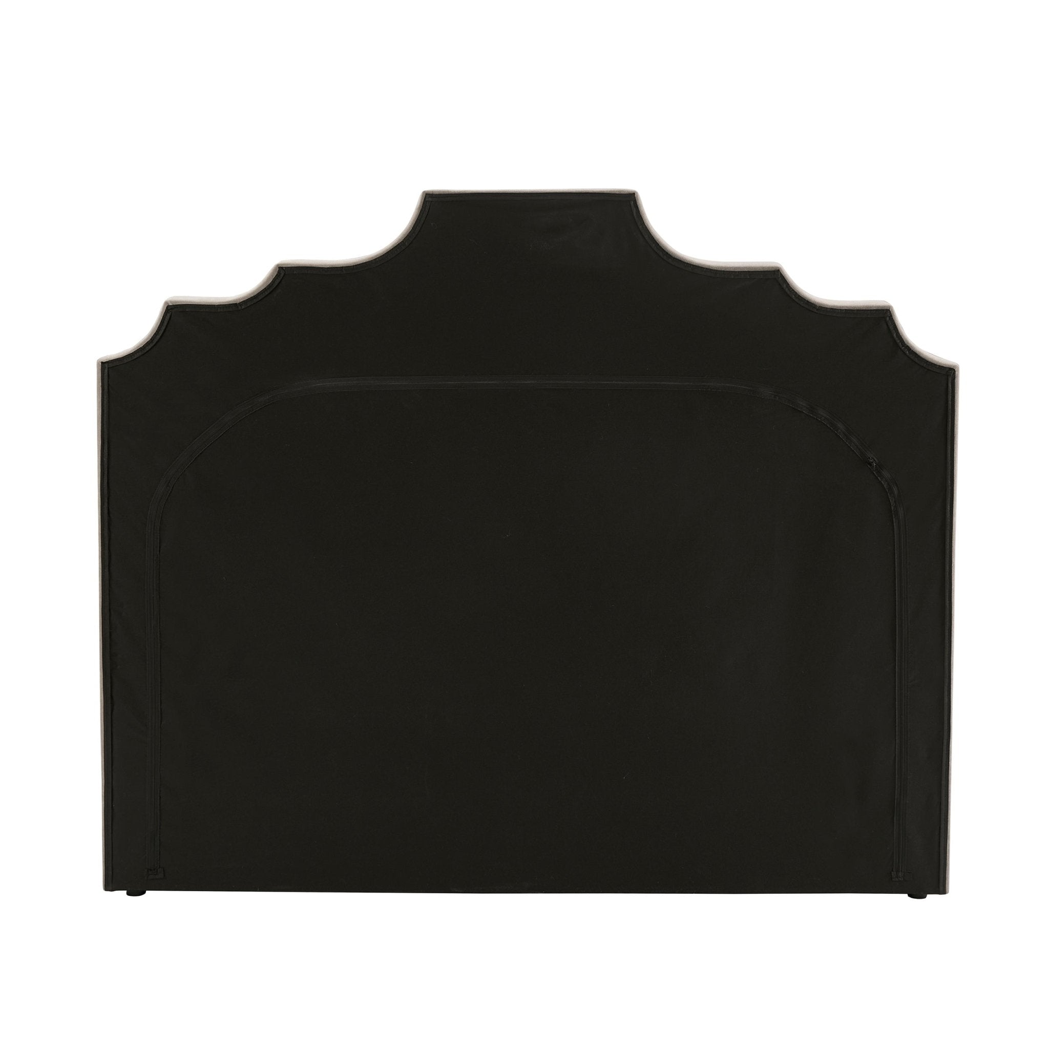 Lit coffre Bronte - Chenille gris clair