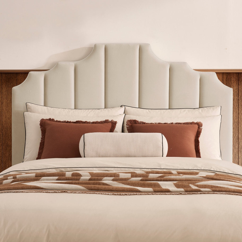 Lit coffre Bronte - Écru